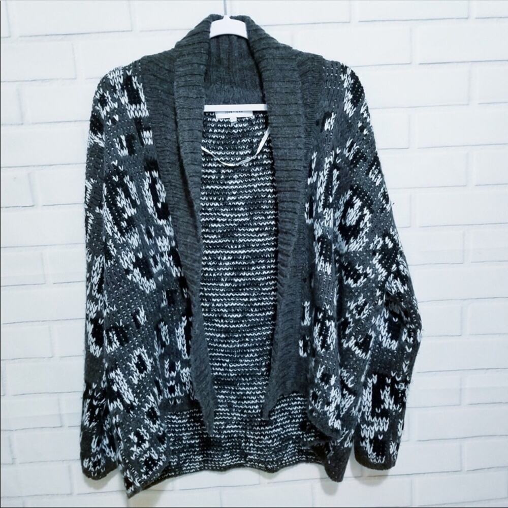 John + Jenn Wool Blend Open Oversized Cardigan